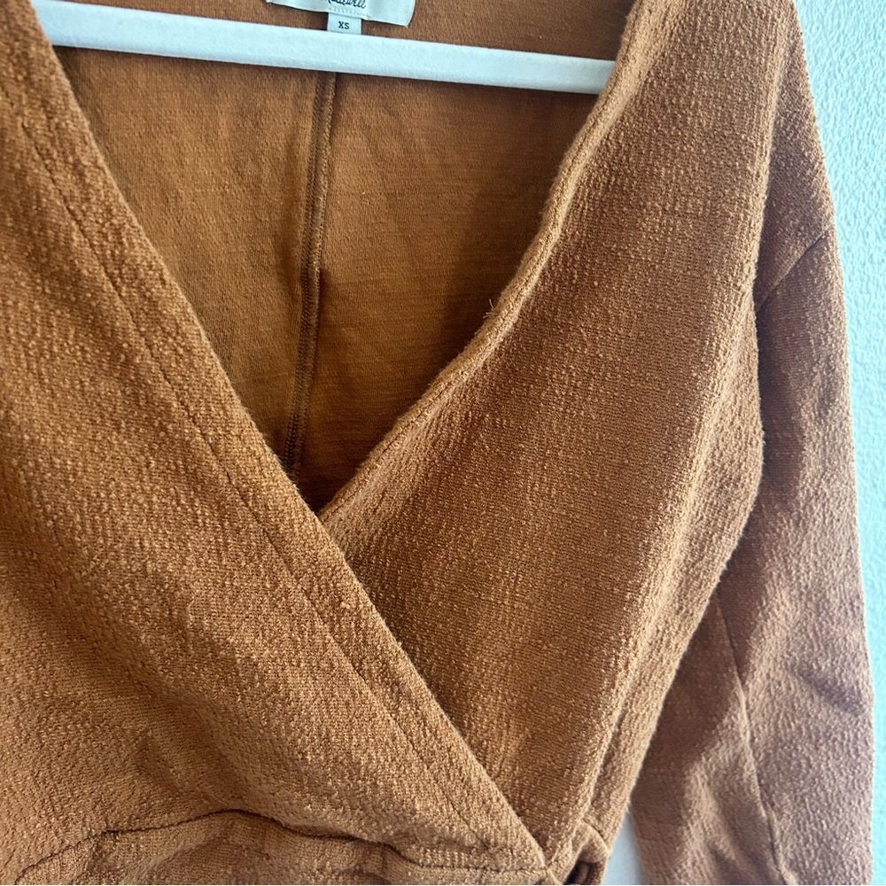 Madewell Texture & Thread wrap style top - Picture 3 of 4